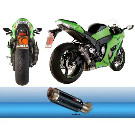 Echappement SCORPION RP 1 GP KAWASAKI ZX10R 2011-2015 Bon Plan