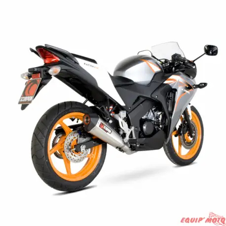 Ligne d'Echappement SCORPION RED POWER HONDA CBR125R 2011-2016 Offre Spéciale