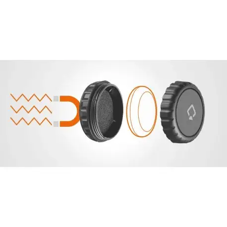 Satisfait Ou Remboursé Option pour Tracker moto scooter OPTILINE Support magnétique compatible avec OptiTag et AirTag