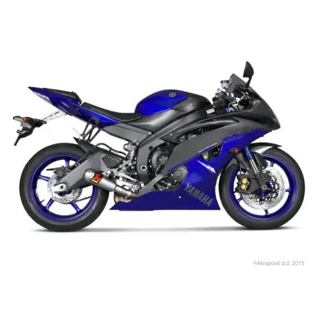 Meilleur Prix Pot d'échappement AKRAPOVIC YAMAHA YZF-R6 2006-2025