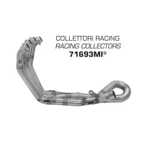 Collecteur d'échappement ARROW HONDA CB1000R NEO SPORTS CAFE 2018-2024 Top Vente