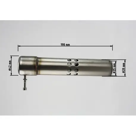 DB Killer Universel double corp diametre 42mm longueur 198mm Vente Directe