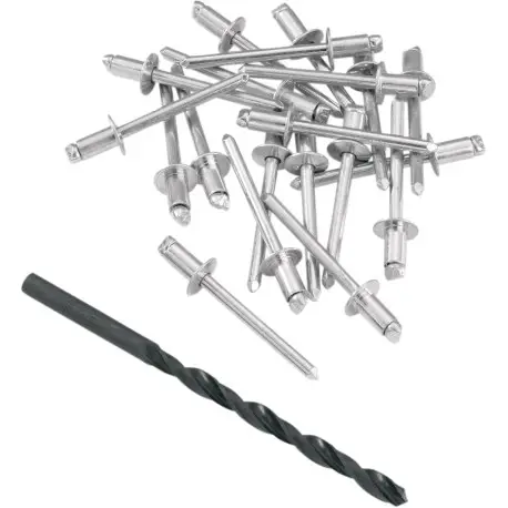 kit de 20 rivets et 1 foret adapté pour échappement moto Commande En Gros