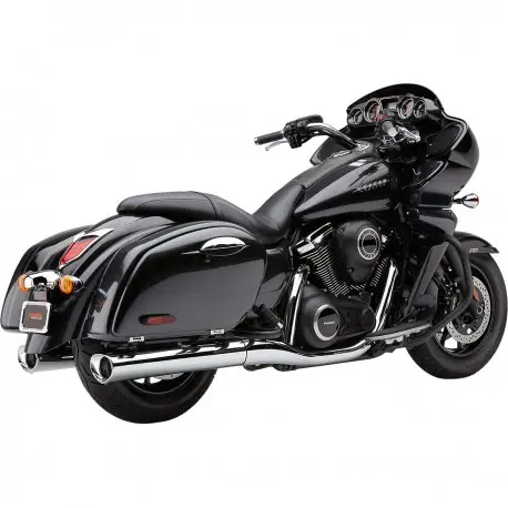 Echappement COBRA CLASSIC KAWASAKI VN 1700 2009-2019 avec embout échancré chromé Commander Maintenant
