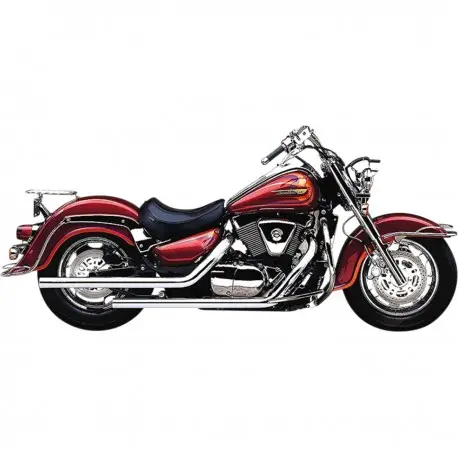 Ligne d'Echappement COBRA DRAGSTER STRAIGHT-CUT SUZUKI VL 1500 INTRUDER 1998-2004 Satisfait Ou Remboursé