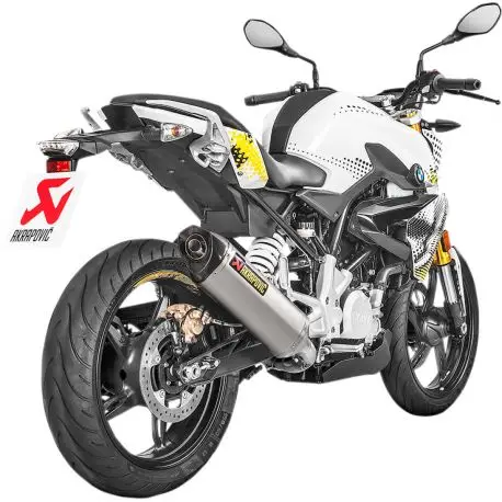 Satisfait Ou Remboursé Ligne complete d'Echappement AKRAPOVIC RACING LINE BMW G310R G310GS 2017-2024