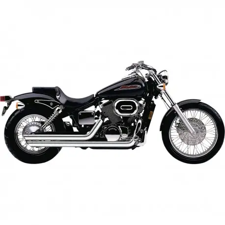 Prix Réduit Ligne d'Echappement COBRA STREET ROD SLASH CUT HONDA VT750DC BLACK WIDOW / SPIRIT 2000-2007