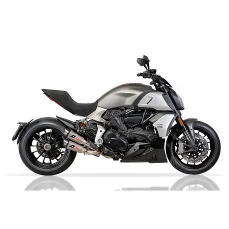 Demi ligne d'Echappement Qd Exhaust TWIN GUNSHOT DUCATI 1260 DIAVEL Achetez Aujourd’hui