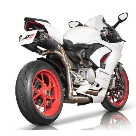 Achat Immédiat Demi-ligne d'Echappement Qd Exhaust TWIN GUNSHOT DUCATI PANIGALE V2 2020-2023