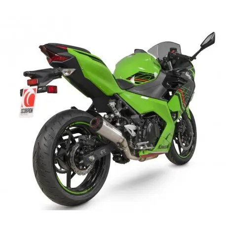 Echappement SCORPION RED POWER KAWASAKI 250 NINJA 400 NINJA 2018-2024 Offre Limitée