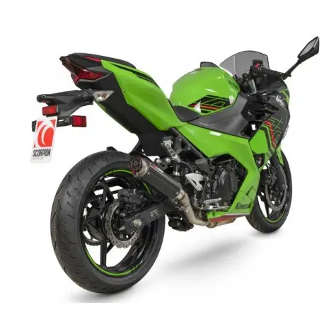 Certifié Ligne complète d'Echappement SCORPION RP1 GP KAWASAKI 250 NINJA 400 NINJA 2018-2024