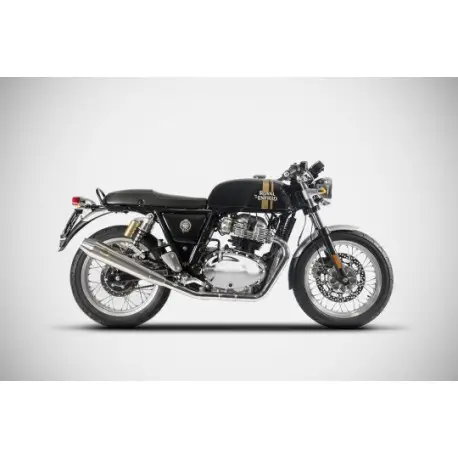 Echappement Zard Conique ROYAL ENFIELD Continental GT 650 2019-2023 et Interceptor 650 2019-2023 Certifié