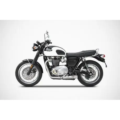Bon Marché Ligne d&rsquo;Echappement ZARD homologué Triumph Bonneville T100 T120 2016-2020