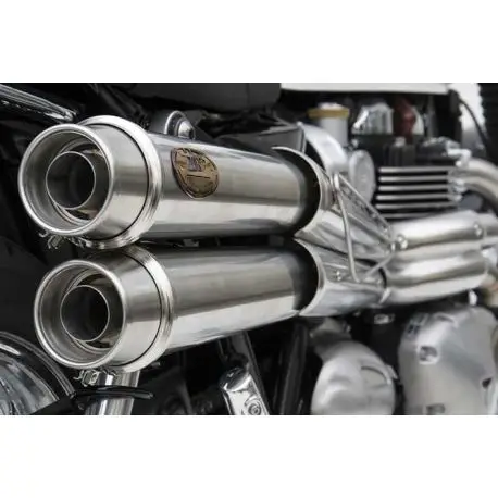 Ligne d'Echappement Zard Triumph 1200 Bonneville T120 2016-2026 Livraison Express