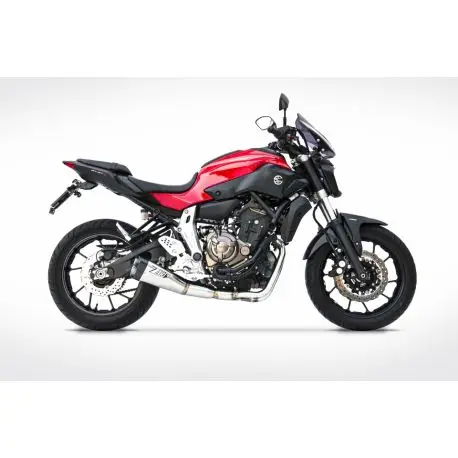 Ligne pot d'échappement Zard YAMAHA MT-07 2014-2022 XSR700 2017-2022 Nouveauté