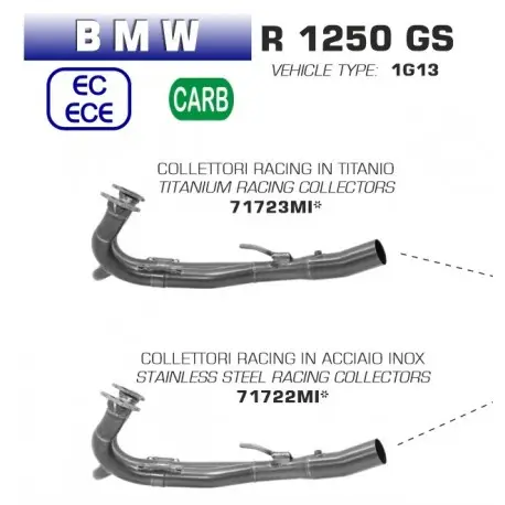 Collecteur d'Echappement racing ARROW BMW R1250GS R1250GS ADVENTURE 2019-2024 Acheter Direct