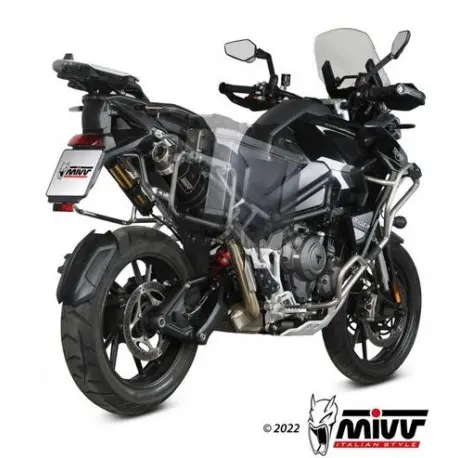 Echappement MIVV DAKAR TRIUMPH 1200 TIGER 2021-2026 Meilleure Vente