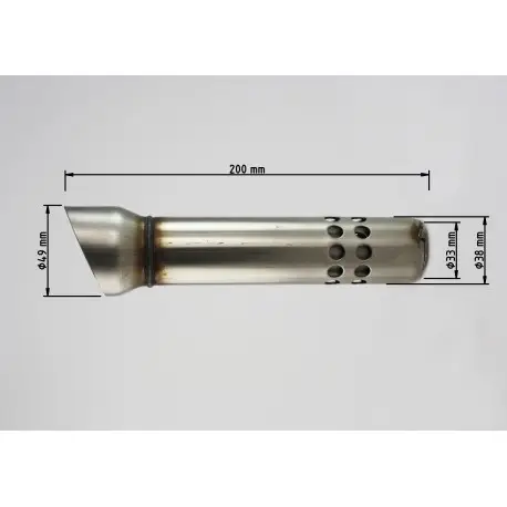 Livraison Gratuite DB Killer Universel diamètre 49mm longueur 200mm