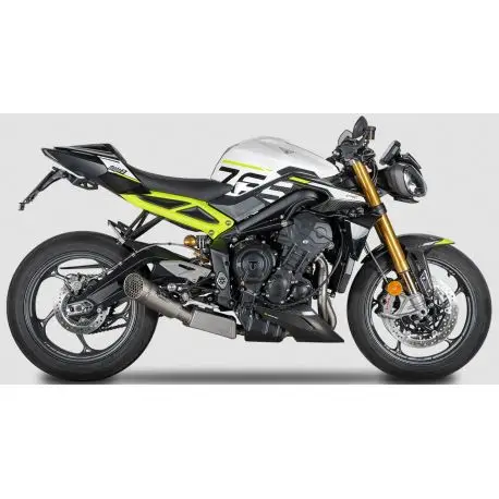 Quantité Limitée Ligne d'Echappement SPARK GRID-O TRIUMPH 765 STREET TRIPLE 2023-2024