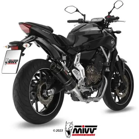 Ligne d'Echappement MIVV GP position haute YAMAHA YAMAHA MT-07 2021-2024 Quantité Limitée