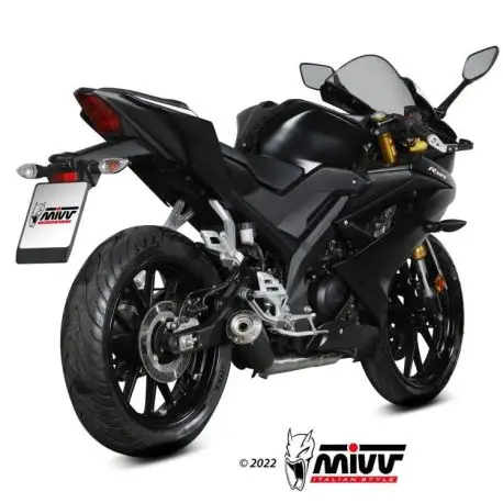 ligne d'Echappement MIVV X-M1 YAMAHA MT-125 2020-2024 YZF-R 125 2019-2024 Certifié