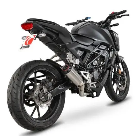 Meilleure Vente ligne complète Echappement SCORPION Red Power HONDA CB125R 2024-2026
