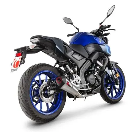 ligne d'Echappement SCORPION SERKET TAPER YAMAHA MT-125 2024-2026 Meilleur Prix