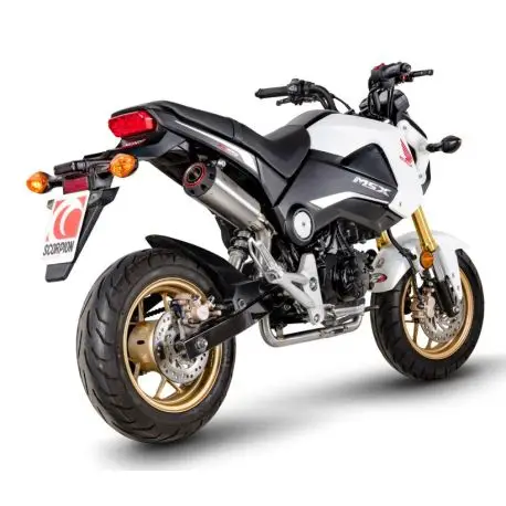 Populaire ligne complète Echappement SCORPION Red Power HONDA MSX 125 GROM 2013-2015