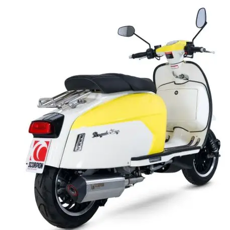 Ligne d'Echappement SCORPION SERKET PARALLEL ROYAL ALLOY GT 125 AC GP 125 AC 2022-2024 Jusqu’à Épuisement Des Stocks