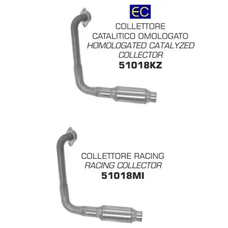 Collecteur échappement ARROW YAMAHA YZF-R 125 2019-2020 MT 125 2020 Solde