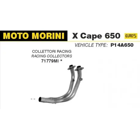 Offre Exclusive Collecteur d'Echappement racing MOTO MORINI X CAPE 650 2022-2025
