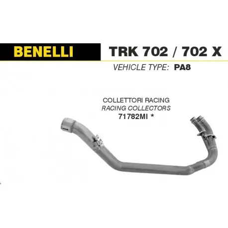 Achetez Aujourd’hui collecteur d'échappement racingARROW BENELLI TRK 702 TRK 702 X 2023-2024
