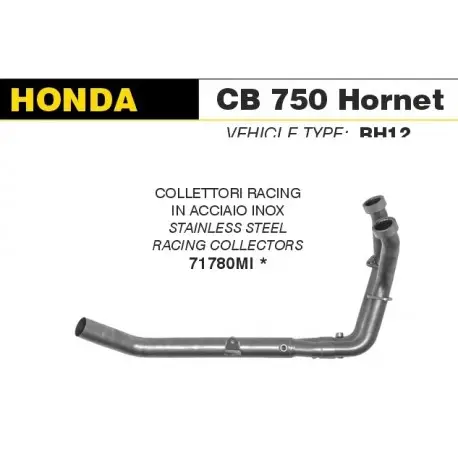 Collecteur racing d'Echappement ARROW HONDA CB 750 HORNET 2023-2024 Bon Marché