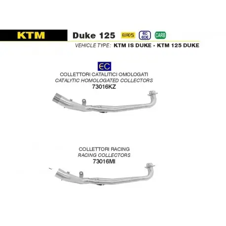 Prix Choc Collecteur d'échappement ARROW KYMCO AK 550 2017-2020