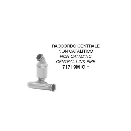 Jusqu’à Épuisement Des Stocks Raccord d'Echappement décatalysé ARROW CF MOTO MT 800 MT-X 800 2025-2026