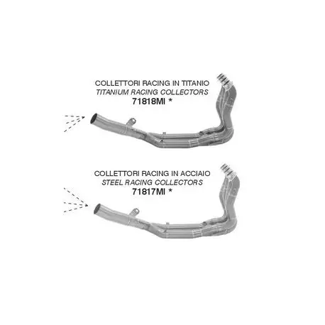 Collecteur racing ARROW BMW M1000RR 2025-2026 Usine Directe