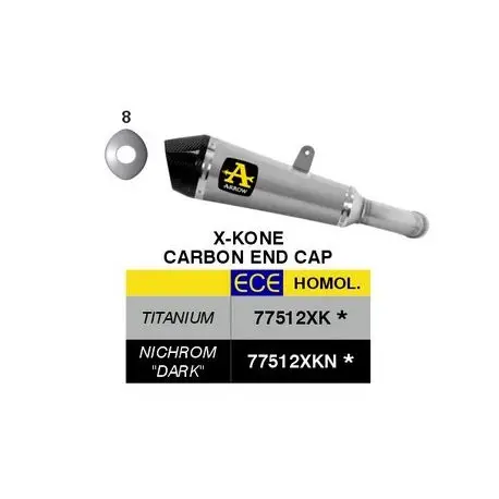 Echappement ARROW X-KONE KTM 990 RC-R 2026 Top Vente