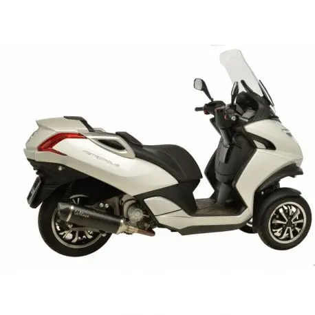 Commande En Gros Echappement LEOVINCE NERO PEUGEOT 400 METROPOLIS 2013-2016