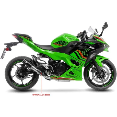 Meilleur Prix Echappement LEOVINCE LV-CORSA KAWASAKI Z400 Z500 NINJA 400 NINJA 500 2018-2026