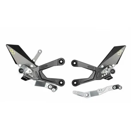 Commandes reculées fixes LIGHTECH sélection standard et inversée HONDA CBR 1000 RR 2020-2023 Nouvel Arrivage
