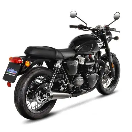 Prix Bas Echappement LEOVINCE CLASSIC RACER TRIUMPH BONNEVILLE T100 865 2016-2017