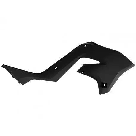 Ouies de radiateur POLISPORT noir Kawasaki KX125/250 Commander Maintenant