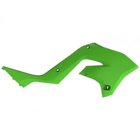 Ouies de radiateur POLISPORT vert Kawasaki KX125/250 Remise