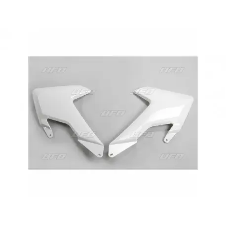 Plaque numéro frontale UFO blanc Husqvarna TC/FC Réduction