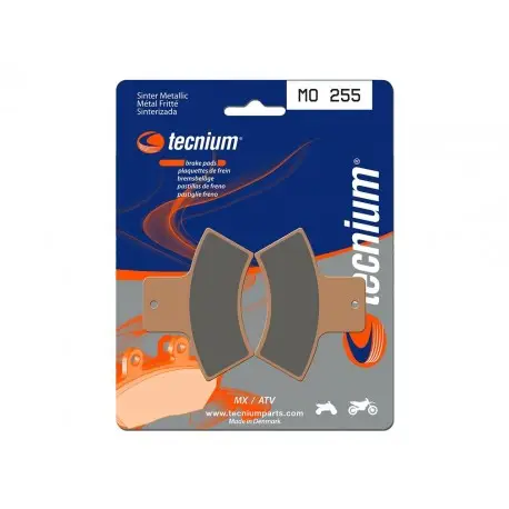Dernière Chance Plaquettes de frein TECNIUM MX/Quad métal fritté - MO255