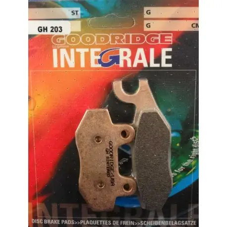 Plaquettes de frein moto sinter GOODRIDGE GH203 Authentique
