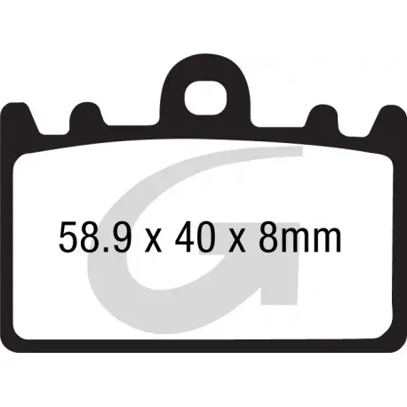 Usine Directe Plaquettes de frein moto sinter GOODRIDGE GH101