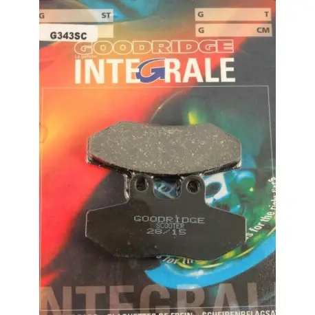 Plaquettes de frein moto organique GOODRIDGE G343SC Livraison Gratuite