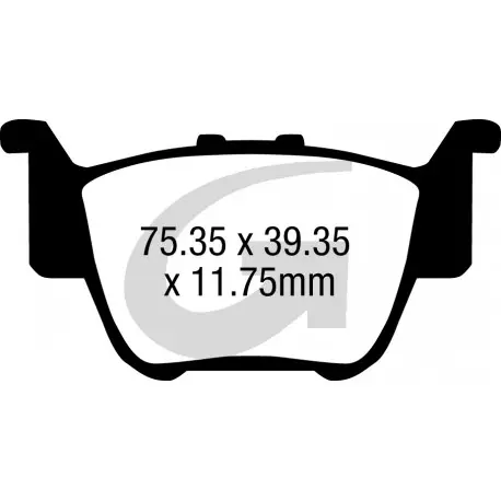 Plaquettes de frein moto organique GOODRIDGE G330CS Bon Plan