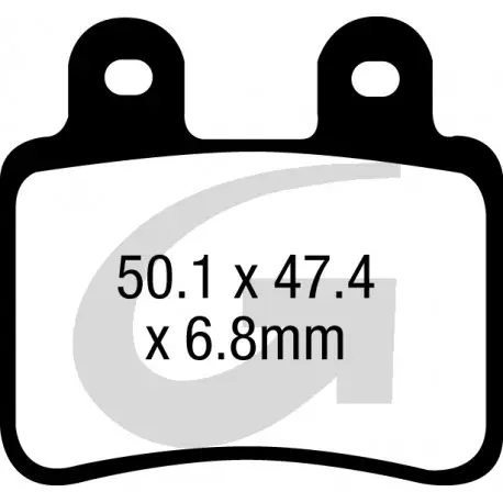 Plaquettes de frein moto organique GOODRIDGE G311ST Vente Flash